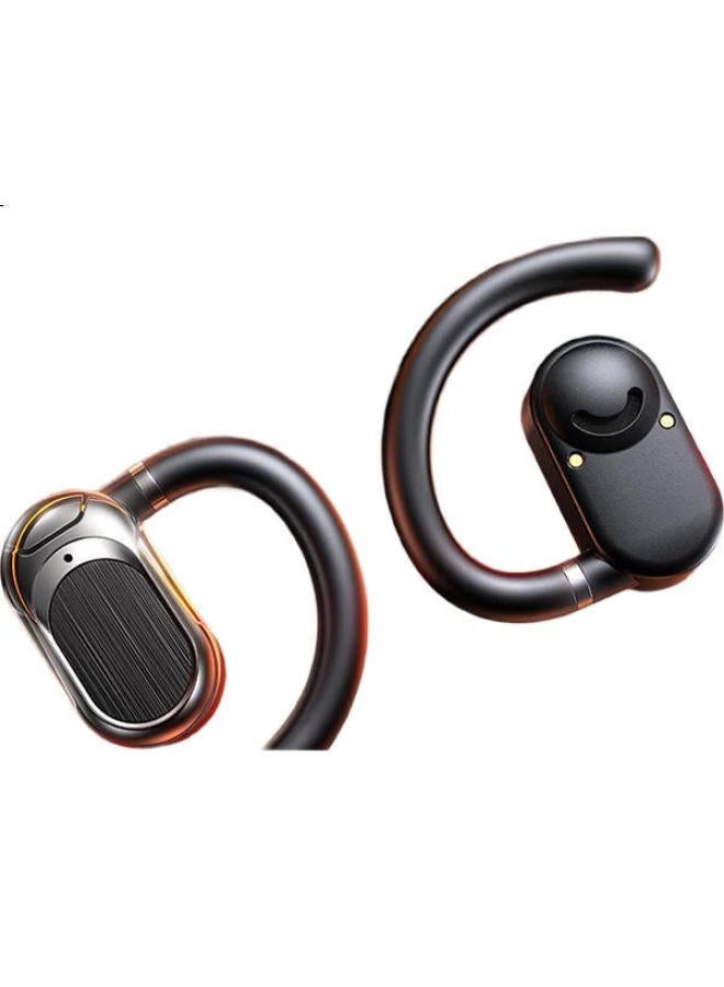 LINGCHEN Bluetooth Earhook Bone Conduction Concept Wireless Open-Ear Sports Running Cycling Long Battery Life Noise Cancelling Ear Clip Suitable For Android Apple J56 - Image 2