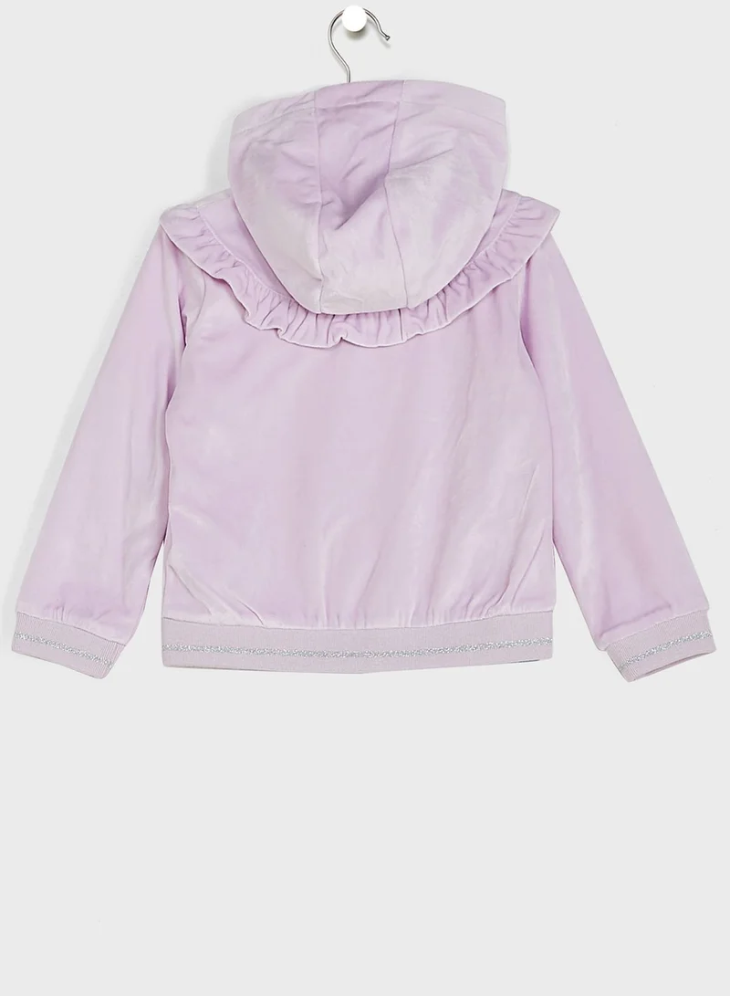 mothercare Kids Heart Print Hooded Tracksuits