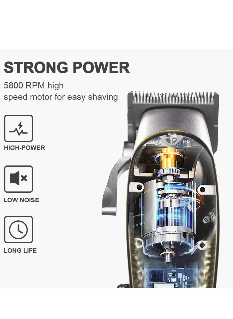 DSP Extra Long Battery Life Stainless Steel Head Hair Clipper  - Image 4