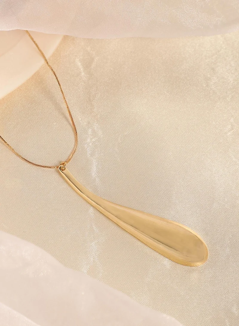 SOHI Drip Artificial Pendant Necklace Jewellery