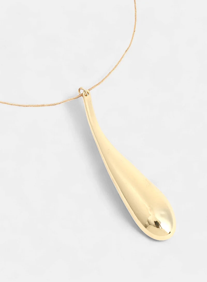 SOHI Drip Artificial Pendant Necklace Jewellery