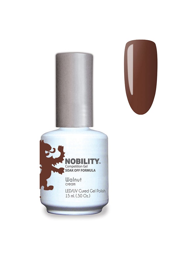 Lechat - Nobility Soak Off Walnut UV Led Cured Nail Polish Color Gingerbread Brick Cream 15 ml Nbgp170 - Image 1