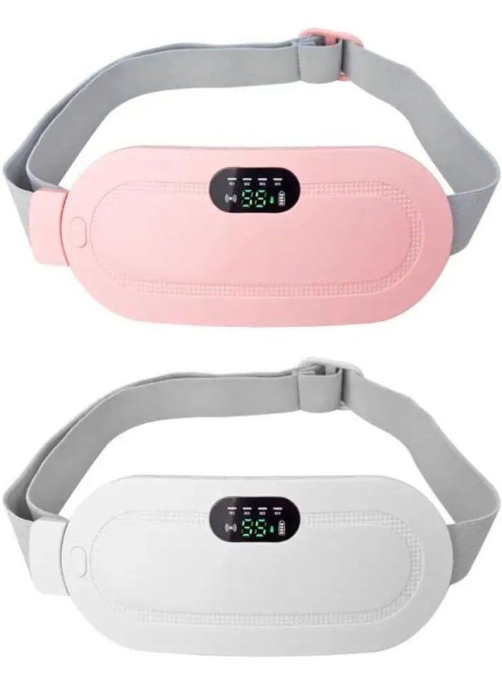 وسادة تدفئة محمولة لاسلكية – لتخفيف ألم الدورة والمعدة مع 3 مستويات حرارة و4 أوضاع تدليك – للظهر والبطن - Image 5