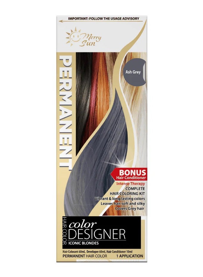 ميلاد سعيد صبغة شعر دائمة من ميري صن - رمادي فاتح