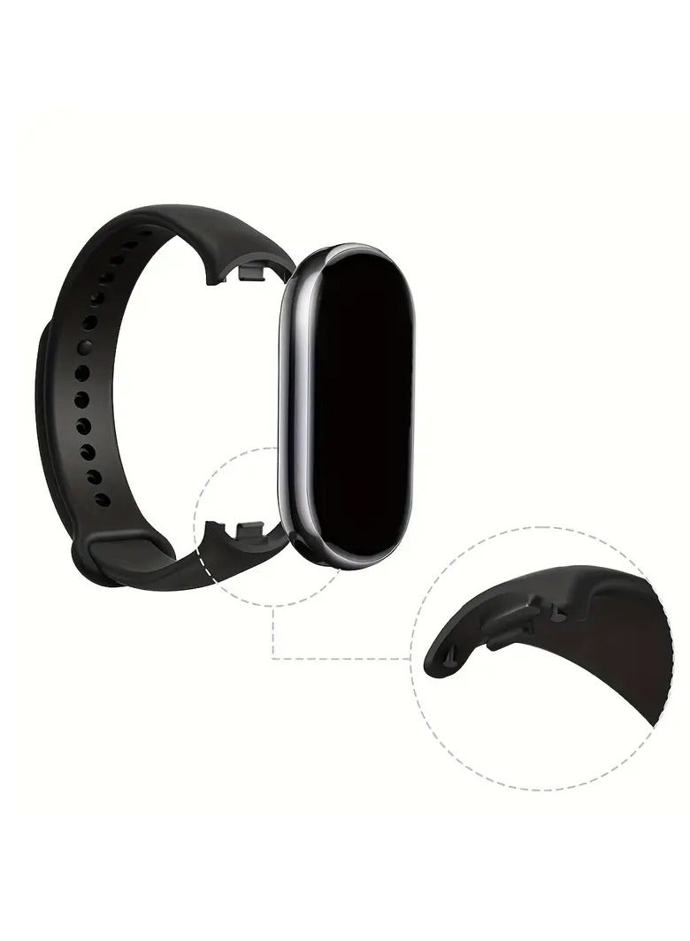 4-piece replacement strap for Xiaomi Watch 8 Soft Sporty Straps  Adjustable Breathable Bands Quick Release - Image 2