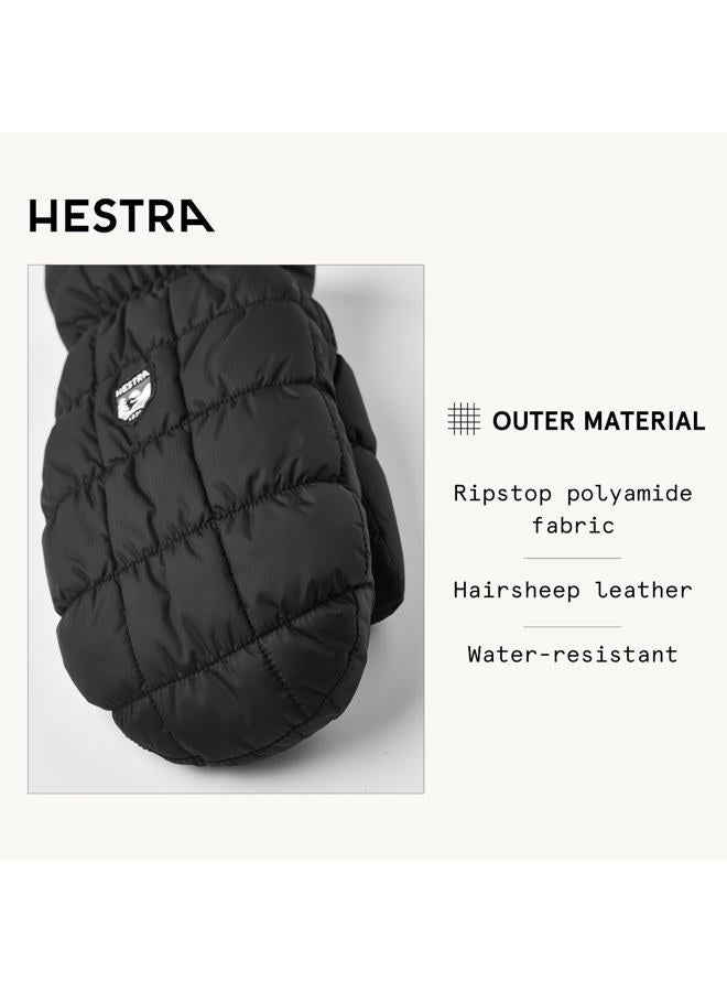 Hestra Extreme Cold Weather Winter Mittens: Hestra Moon Primaloft Insulated Gloves, Black, 8 - Image 3