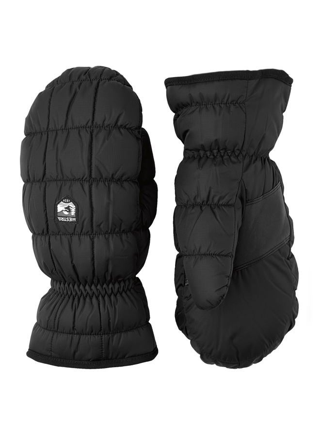 Hestra Extreme Cold Weather Winter Mittens: Hestra Moon Primaloft Insulated Gloves, Black, 8 - Image 1