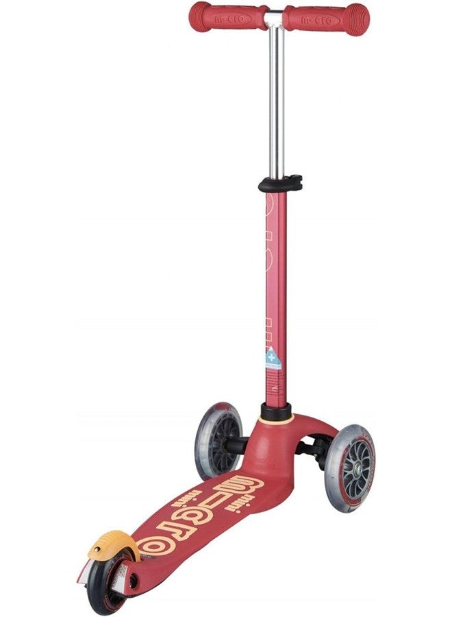 Micro Scooters- Mini Deluxe 3 in 1 Deluxe Plus - Ruby Red | Scooter for Kids | Kids Scooter | Scooter with LED Wheels | Scooter for Kids 3-5 Years - Image 4