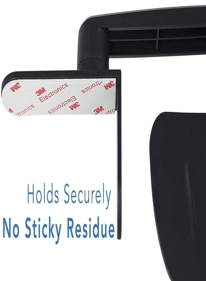 Mount-It! Monitor Document Holder Clip - Paper and Copy Holder Attachment for Typing with 3M Adhesive Sticker, Swivel 360 Degrees, Left and Right Side Mounting (MI-9005) - Image 5