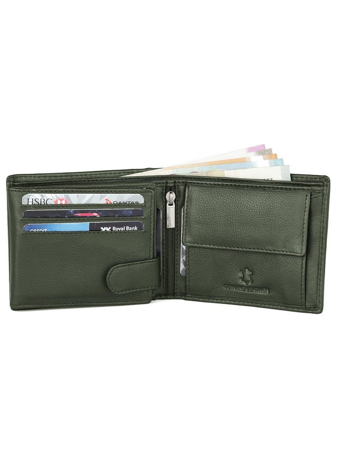 وايلدهورن محفظة جلدية محمية بتقنية Rfid من WildHorn للرجال، باللون الأخضر - Image 4