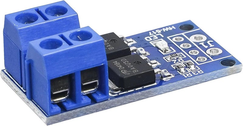Teyleten Robot DC 5V-36V 15A Max 30A 400W Dual High-Power MOSFET Trigger Switch Drive Module 0-20KHz PWM Adjustment Electronic Switch Control Board DC Motor Speed Controller for Arduino 10pcs - Image 2