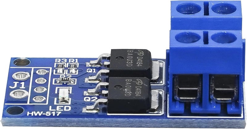 Teyleten Robot DC 5V-36V 15A Max 30A 400W Dual High-Power MOSFET Trigger Switch Drive Module 0-20KHz PWM Adjustment Electronic Switch Control Board DC Motor Speed Controller for Arduino 10pcs - Image 3