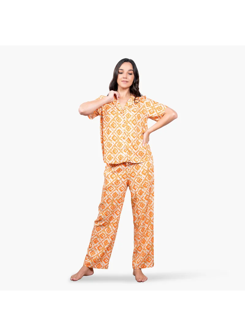 Aadaraya Printed Pyjama Set