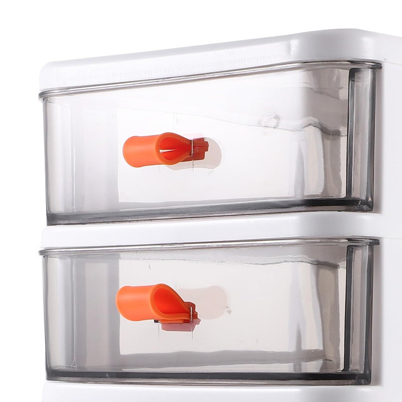 5 Layer Plastic Drawer Organizer Box Desktop Storage Case for Office Home School Supplies - Image 4