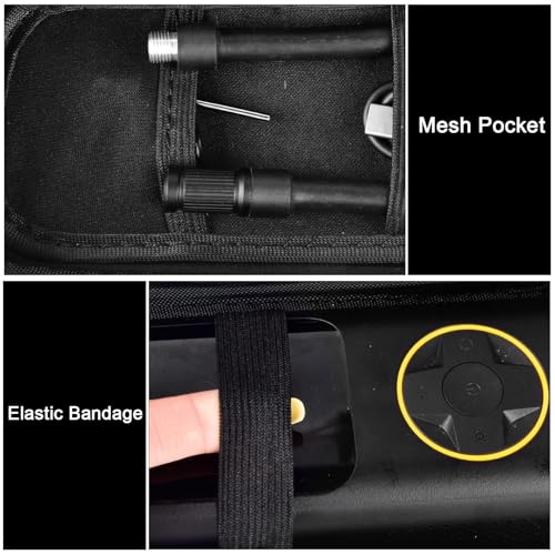 PSofcake Case Compatible with Fanttik X8 for APEX/APEX EV Tire Inflator Portable Air Compressor. Storage Holder for Hafuloky for Woowind for ILTIDE for Prilotte Air Pump (Box Only) -Black - Image 3