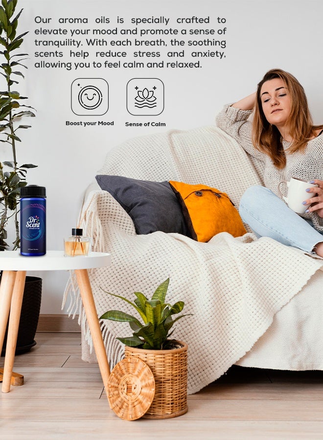 Dr Scent Breeze of Joy Aroma Oil Diffuser – Sense | UK-Made Fragrance with Bergamot, Nectarian, Jasmine, Freesia, Amber & Sandalwood | Ideal for Offices, Homes, Hotels & Spas (170ml) - Image 5