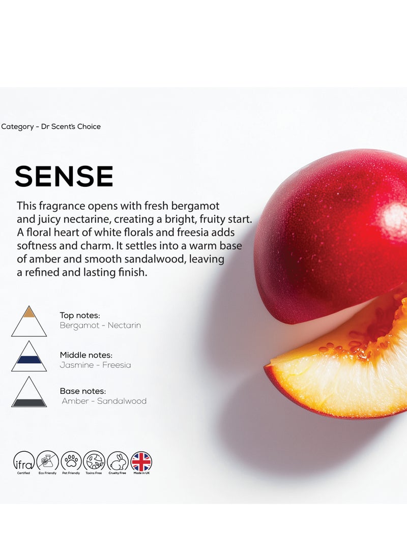 Dr Scent Breeze of Joy Aroma Oil Diffuser – Sense | UK-Made Fragrance with Bergamot, Nectarian, Jasmine, Freesia, Amber & Sandalwood | Ideal for Offices, Homes, Hotels & Spas (170ml) - Image 2