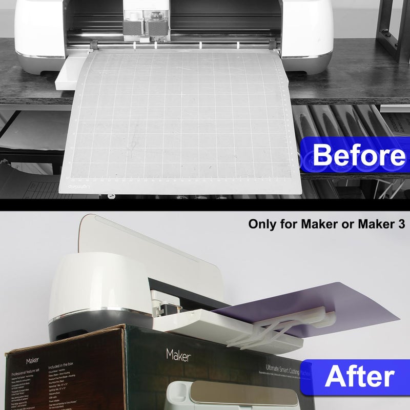 LOPASA Extension Tray for Cricut Maker 4/Maker 3/Maker, Cutting Mat Holder for Cricut Maker 4, Tray Extender for Cutting Mat, Machine Extension Accessories - Image 2
