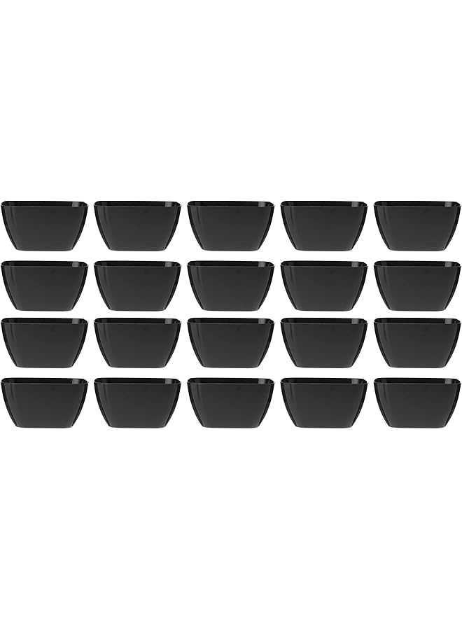 Hotpack Mini Tasting Bowls 20 Piece Set, Black - Image 2