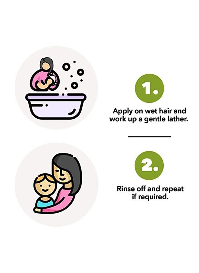 Baby Olive Shampoo With PH 5.5 - 6 Gentley Cleanses Delicate Hair Scalp With No Tear Formula For Baby's Healthy Hair - 200 ml