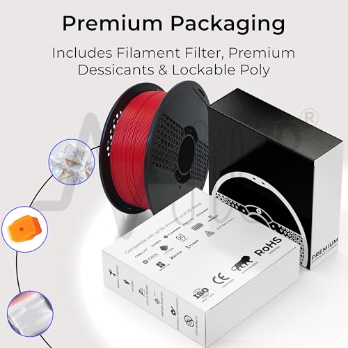 NFIL3D Premium HS PLA+ Strawberry RED - 3D Printing Filament | Compatible with All 3D Printers | 1.75mm | 1Kg Gross Weight - Image 4