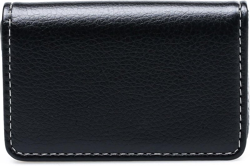 AI-DEE RFID Blocking Wallet - Minimalist Leather Business Credit Card Holder - Black - Image 4