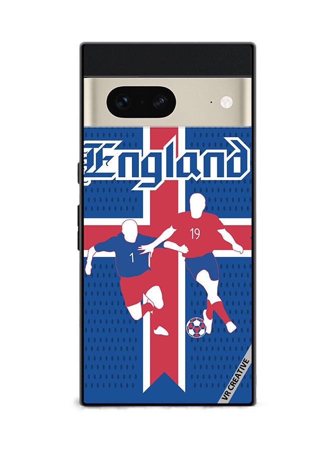 VR CREATIVE Protective Case Cover For Google Pixel 7 Sports Soccer Football England Design Multicolour - Image 1