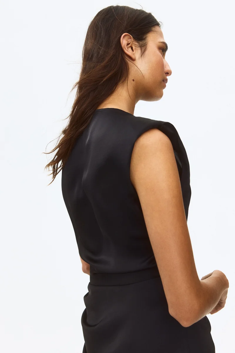 H&M  Satin wrap dress for Women | Best Price UAE
