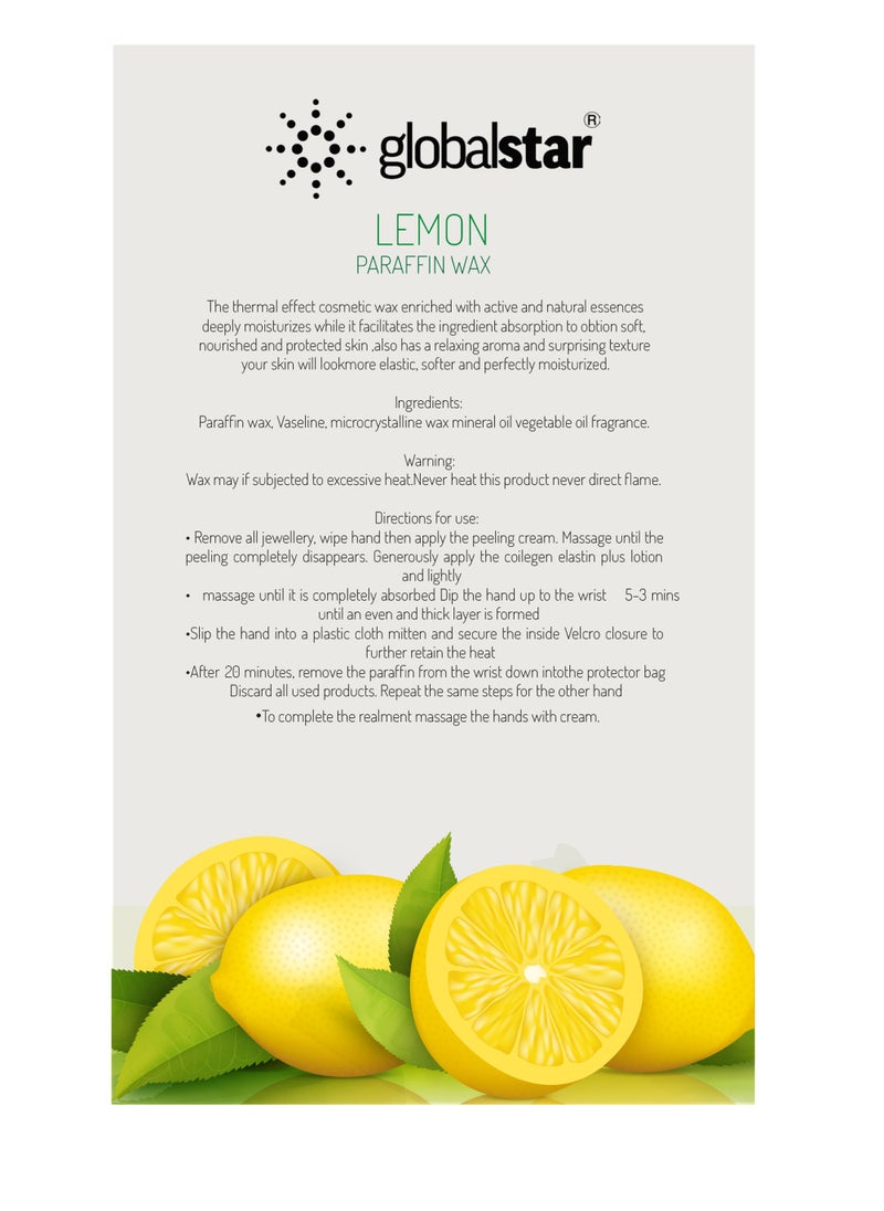 globalstar - Paraffin Wax Lemon 454ML - Image 1