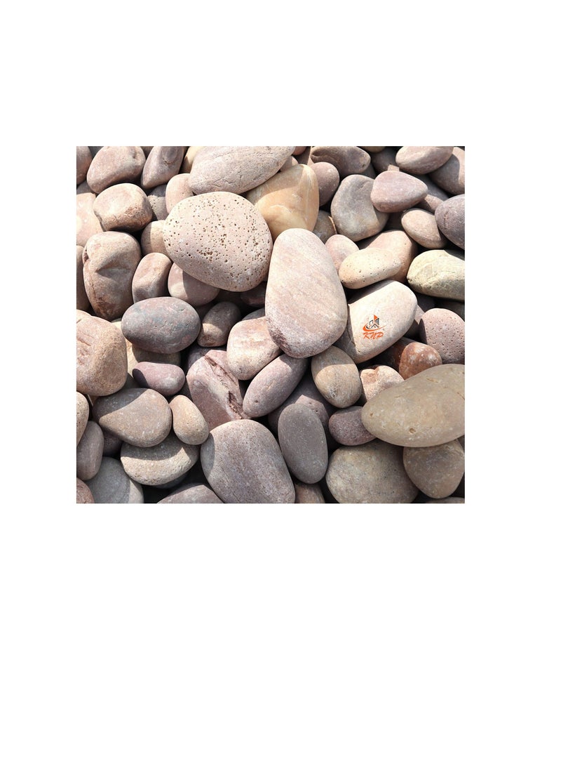 KNP Red River stone Natural Garden Material 3-5 CM 10 KG - Image 2
