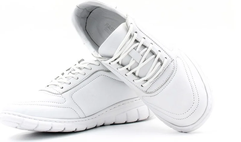 فاست ستيب Women's Genuine Leather Casual Sneakers Comfortable Lace-Up Casual Summer Lightweight Shoes 950zas-8023