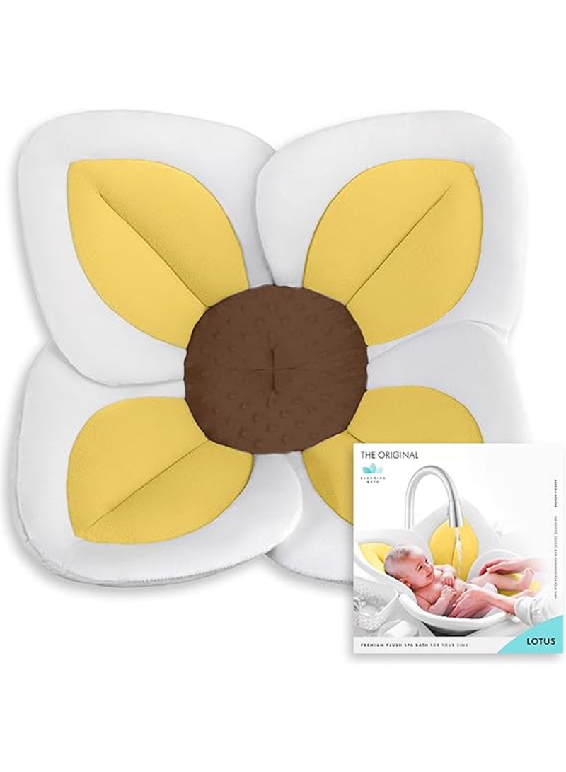 Comfortable Baby Bath Seat Flower Shaped (4 Petal) Bathtub - Ideal For 0 To 6 Month Baby - Fits In All Sinks - Image 2