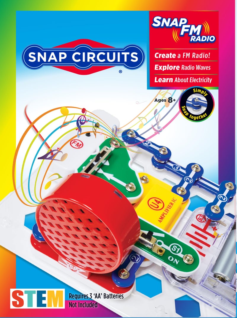 Snap Circuits FM Radio Kit Electronics Discovery Kit - Image 3