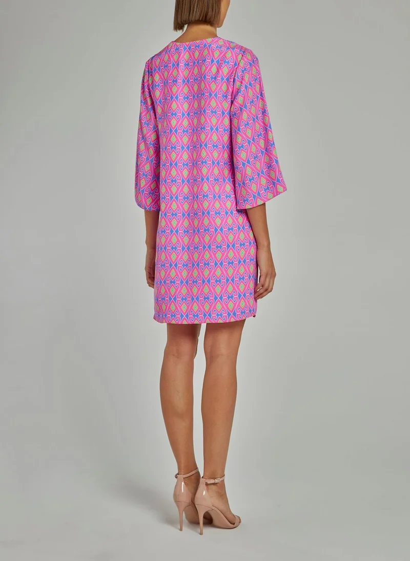 Alice and trixie Purple Bell Sleeve Shift Dress