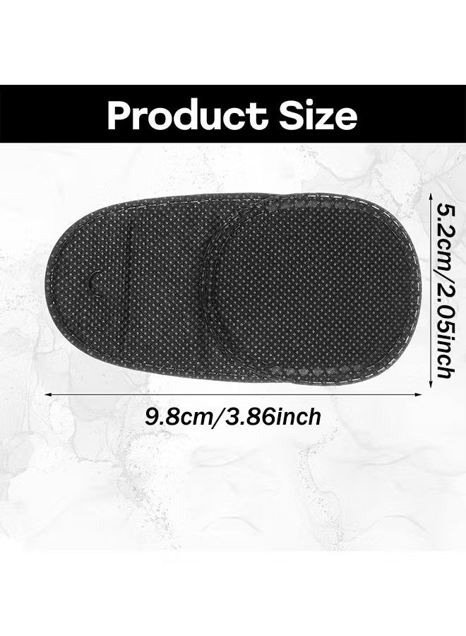 12-Piece Eye Patches for Kids Girls Boys, Right & Left Eye Patch for Glasses, Full Coverage Eye Patch for Children Treating Eye Amblyopia Strabismus and After Surgery (Black M) - Image 2