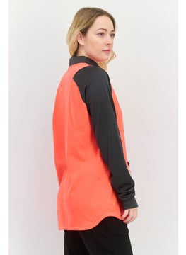 Nike Women Sportswear Fit Long Sleeve Outdoor Sweatshirt, Red  - Image 2