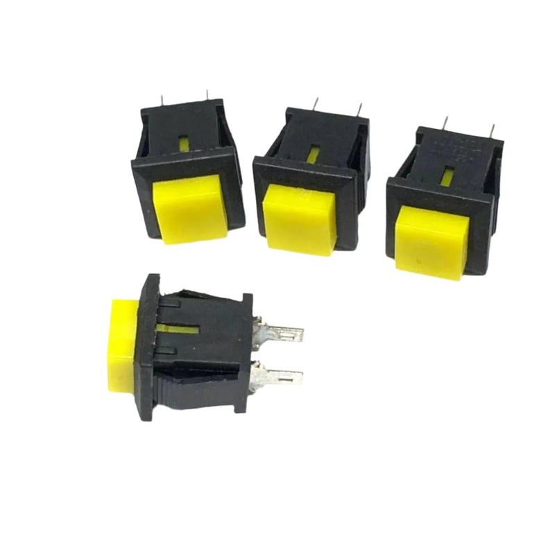REES52 REES52 10PCS ONOFF Auto Reset Square Push ON Switch 2A 250V4A 125V AC Electric Switch DS431 - Image 5