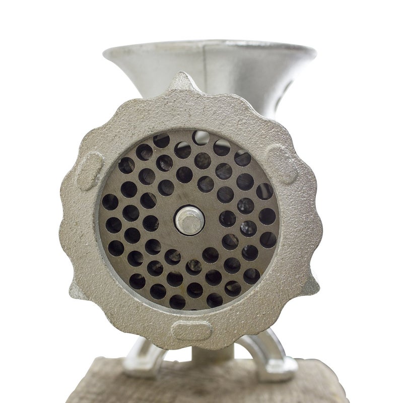CHARD HG-8, #8 Hand Grinder, Silver, Tin-Coated Cast Iron - Image 4