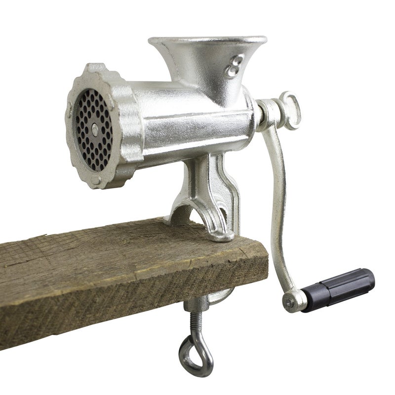CHARD HG-8, #8 Hand Grinder, Silver, Tin-Coated Cast Iron - Image 3