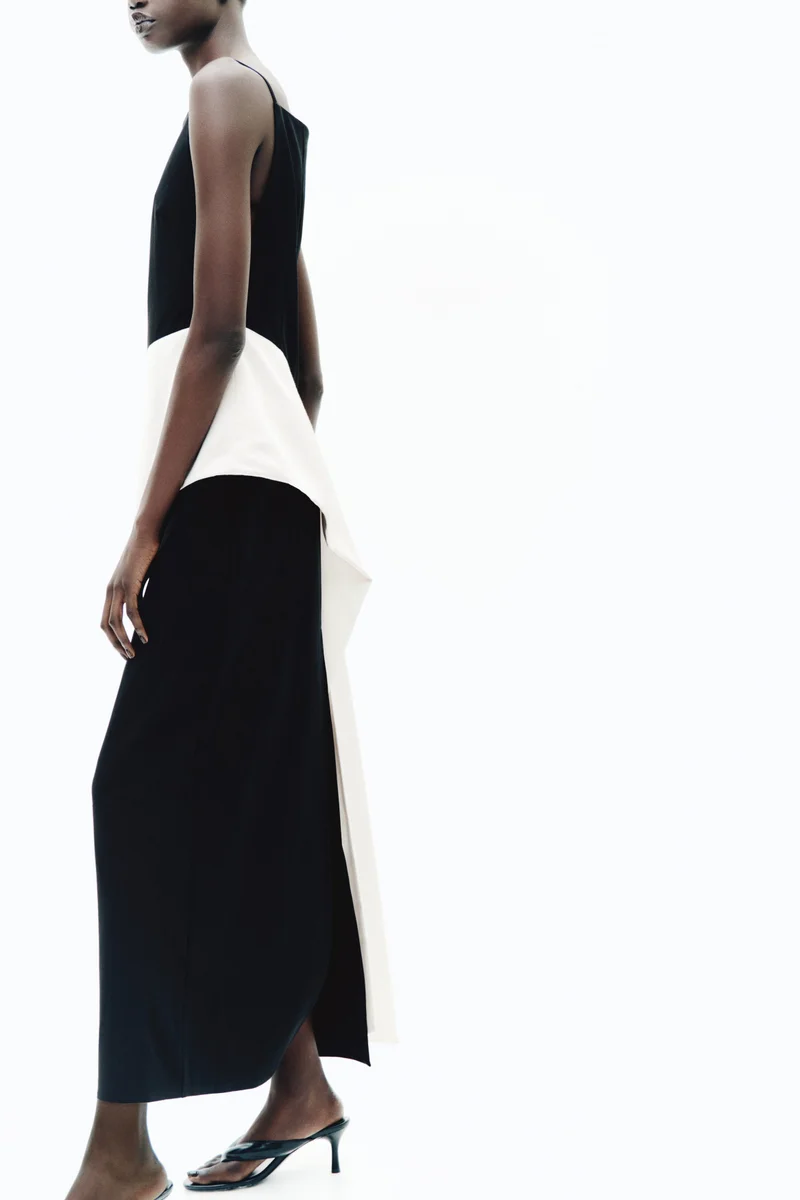 H&M  Panel-detail strappy dress for Women | Best Price UAE