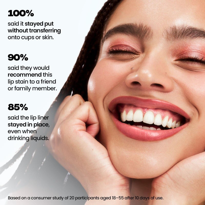 Sacheu Lip Liner STAY-N Peel Off Lip Stain â€” Long Lasting Waterproof Lip Tint with Hyaluronic Acid & Vitamin E â€” Transfer Proof Matte Finish, Vegan & Cruelty-Free (p-INKED) - Image 5