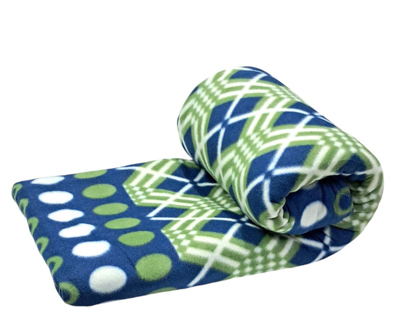 CHANDRAVATI Single Bed ||60x90||Fleece|| Quilt Cover/Duvet Cover/Rajai Cover/Blanket Cover for Winters (CC-Blue) - Image 2