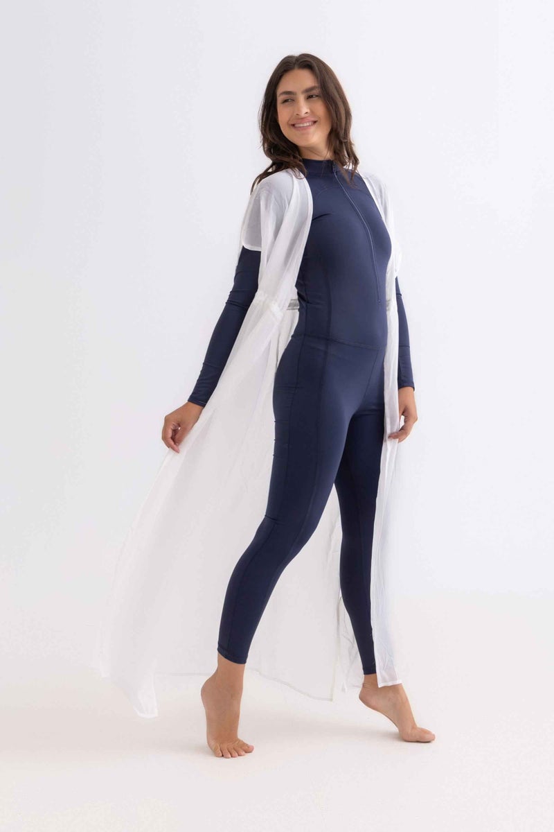 Libra Sport Chiffon Dress - White - Image 5