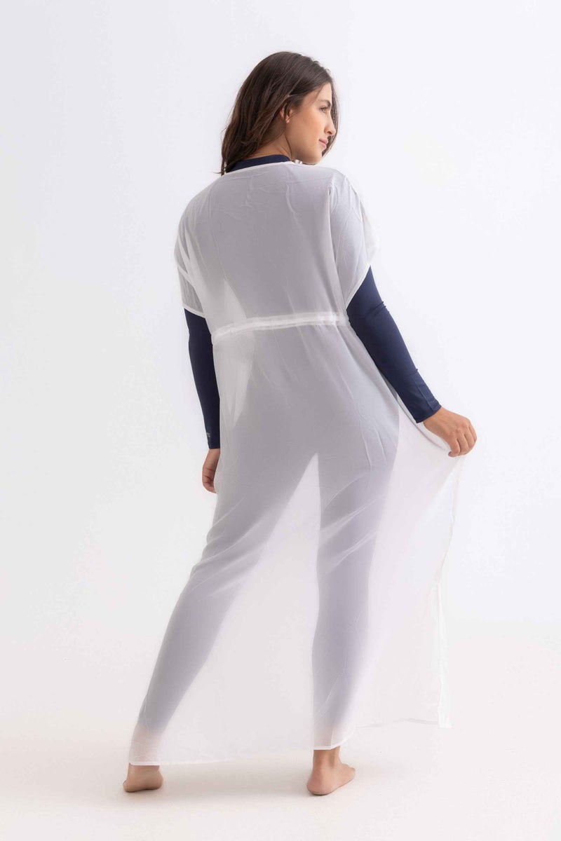 Libra Sport Chiffon Dress - White - Image 2