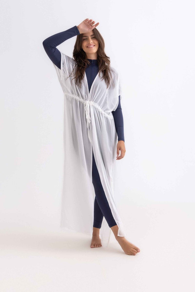 Libra Sport Chiffon Dress - White - Image 1