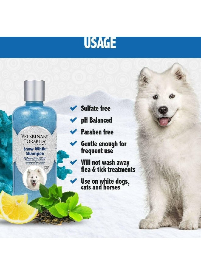 SynergyLabs Veterinary Formula Solutions Snow White Shampoo 17oz - 503ml From Varmacy - Image 3