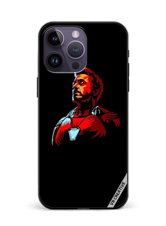 Protective Case Cover For Apple iPhone 16 Pro Max Iron Man Design Multicolour