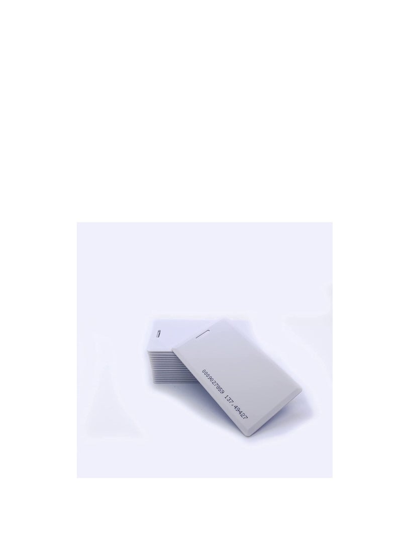 althiqahkey - RFID 125khz Proximity clamshell ID thick card TK4100(number printed card) compatible with EM4100 support ID Smart card entry access control system,key card,membership card (Not for Copy) 400  pieces - Image 1