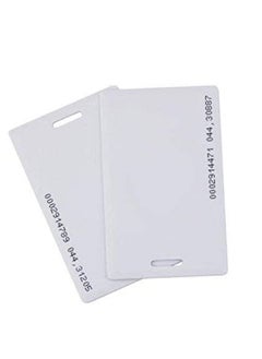 RFID 125khz Proximity clamshell ID thick card TK4100(number printed card) compatible with EM4100 support ID Smart card entry access control system,key card,membership card (Not for Copy) 400  pieces