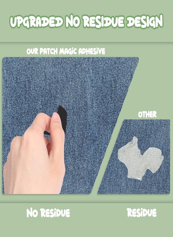 OTW Patch Magic Adhesive, Peel and Stick Adhesive Kit, Washable, No Residue for Girl Scout Badges, Patches, Fabric and DIY Crafts, No Ironing or Sewing, Freestyle Cut to Fit, 4 Pack - Image 4